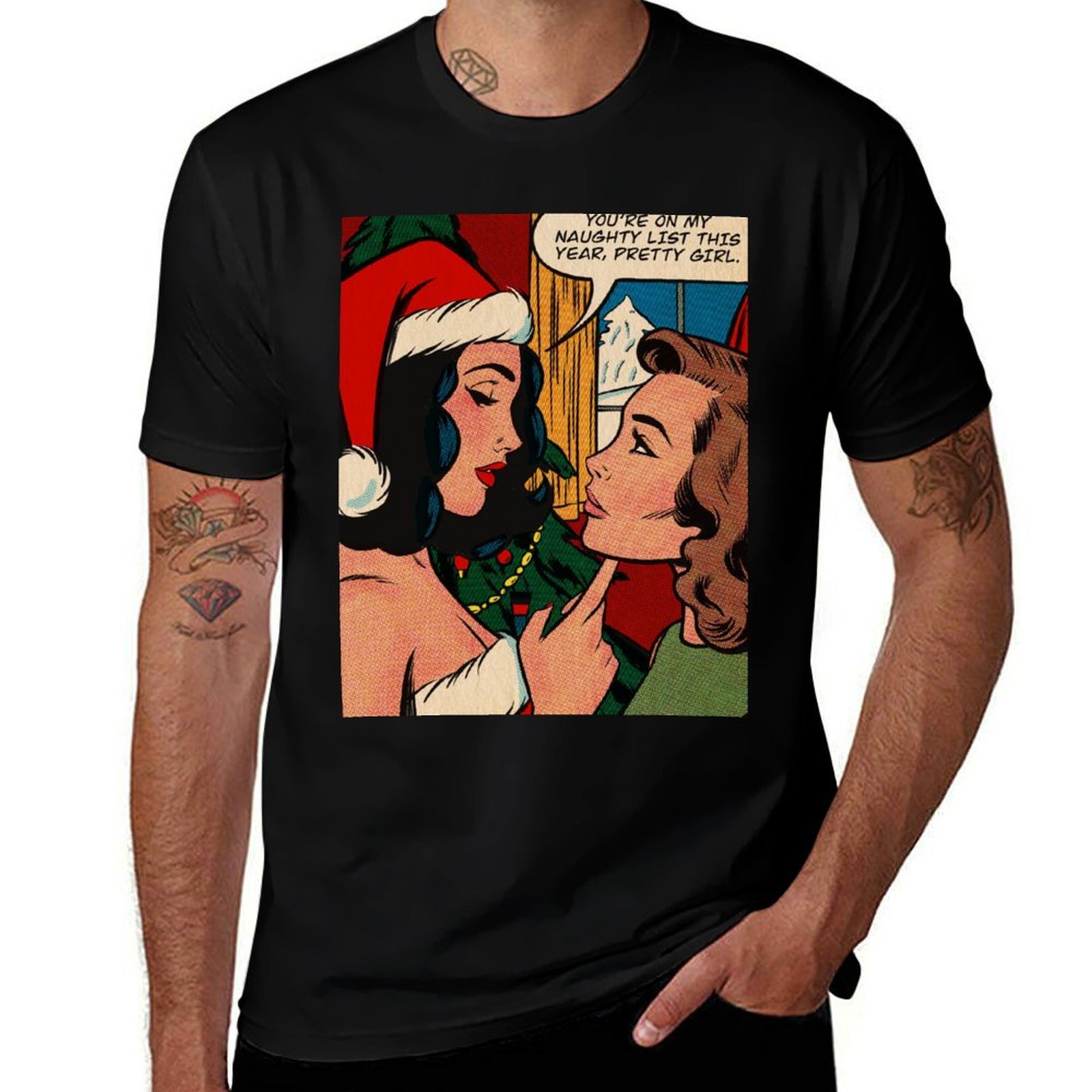 Outdoor Sports List - Naughty List T-Shirt Outdoor-Aktivitäten Sport-T-Shirt