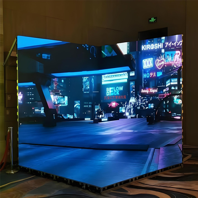 Outdoor Sport Background - LED-Werbedisplay für den Außenbereich, 3D-Bühnenhintergrund für