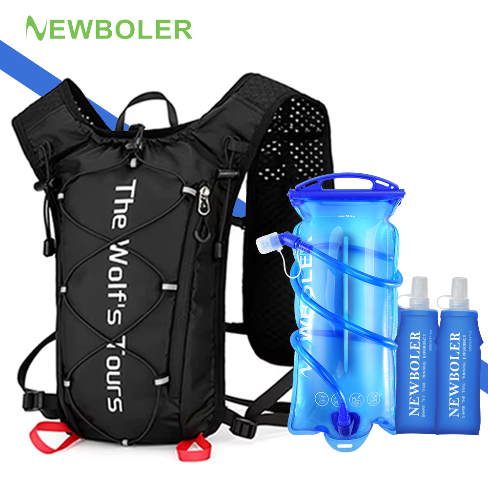 Trail Running Vest - NEWBOLER Outdoor Trail Running Ultraleichter Rucksack