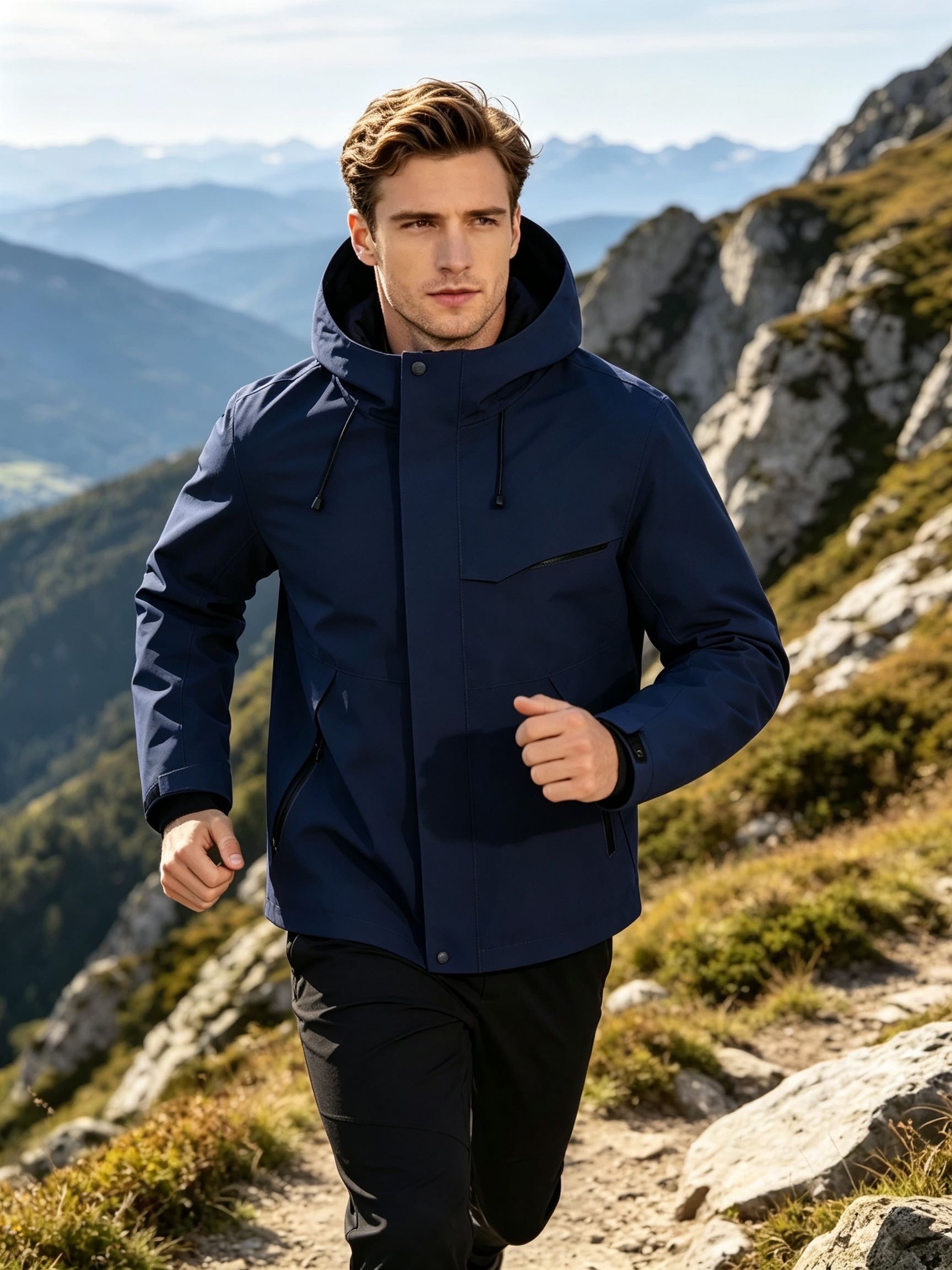 Outdoor Sport Climbing Gear - Neue Herbst-/Winter-Sportjacken für Herren, Kletterbekleidung, Fahrradbekleidung