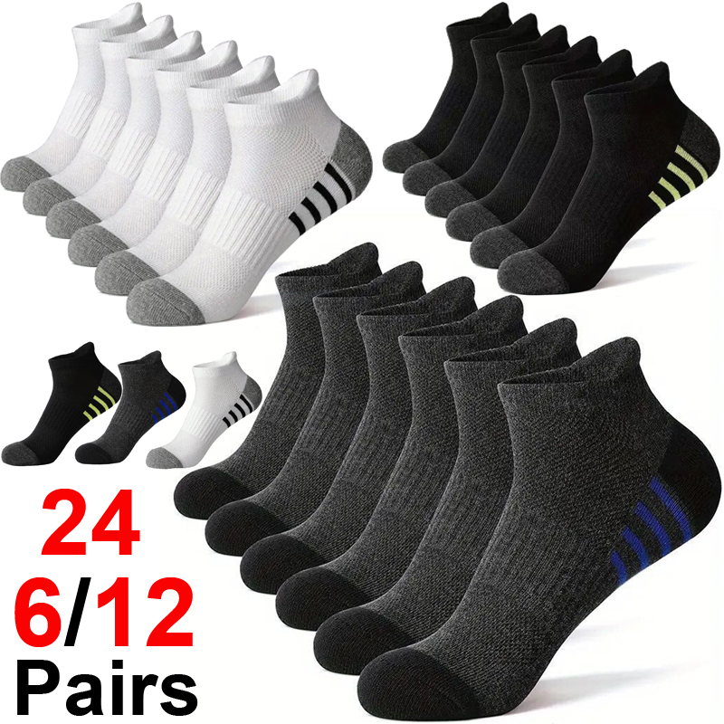 Outdoor Sports Activities - 12 Paar Herren-Sportsocken in Übergröße, EU39-46,