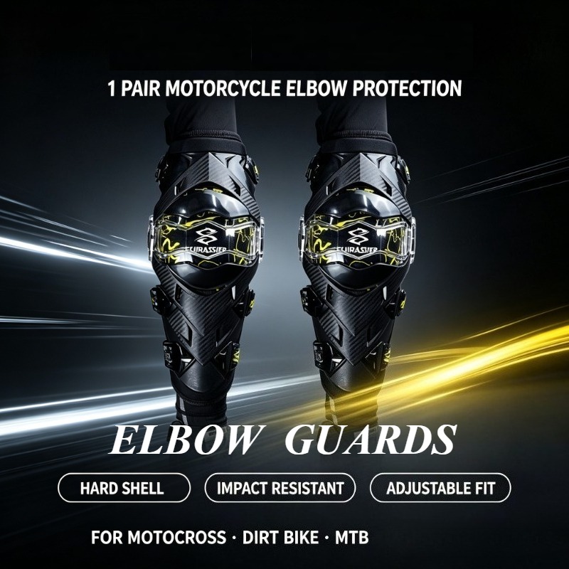 Mtb Elbow Pad - 1 Paar Erwachsenen-Outdoor-Motorrad-Ellbogenschützer, Ellbogenschoner für Motocross,