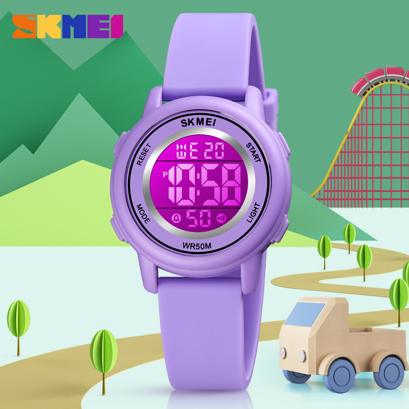 Outdoor Sports List - SKMEI Wasserdichte Kinder-Digital-Armbanduhren, kreative Persönlichkeit für