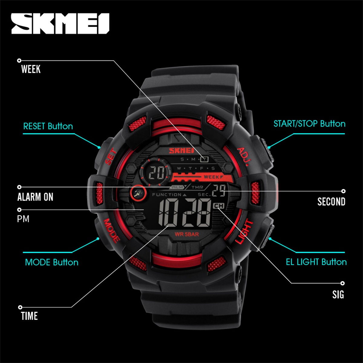 SKMEI Sport Outdoor Chrono Dig – Outdoor Sports List Bewertung und Preis