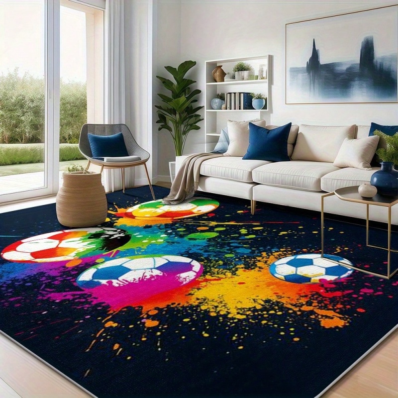 Bunter Graffiti-Splash Fußball – Outdoor Sport Background Bewertung und Preis