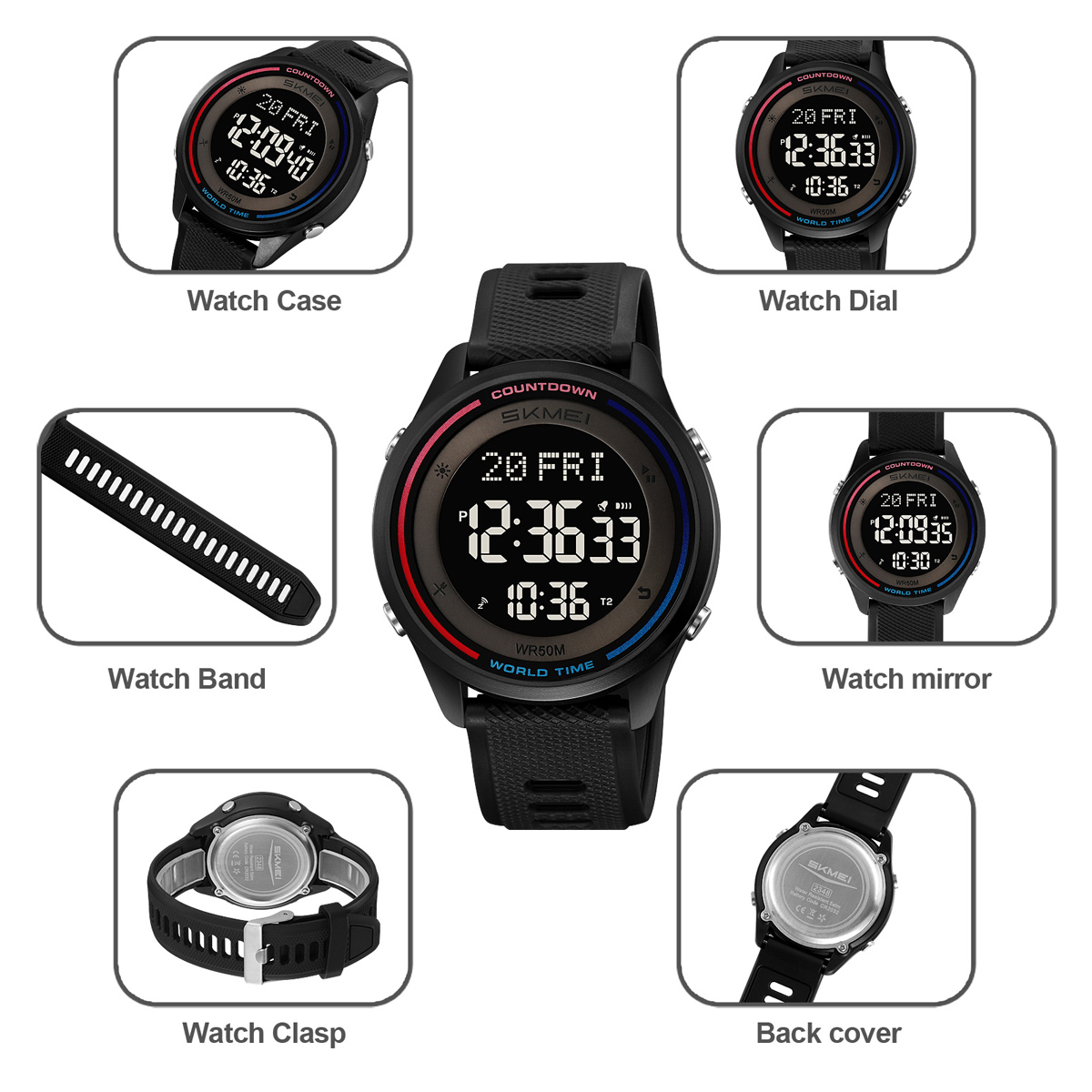SKMEI Mode Militär Digitale Ar – Outdoor Sports List Bewertung und Preis