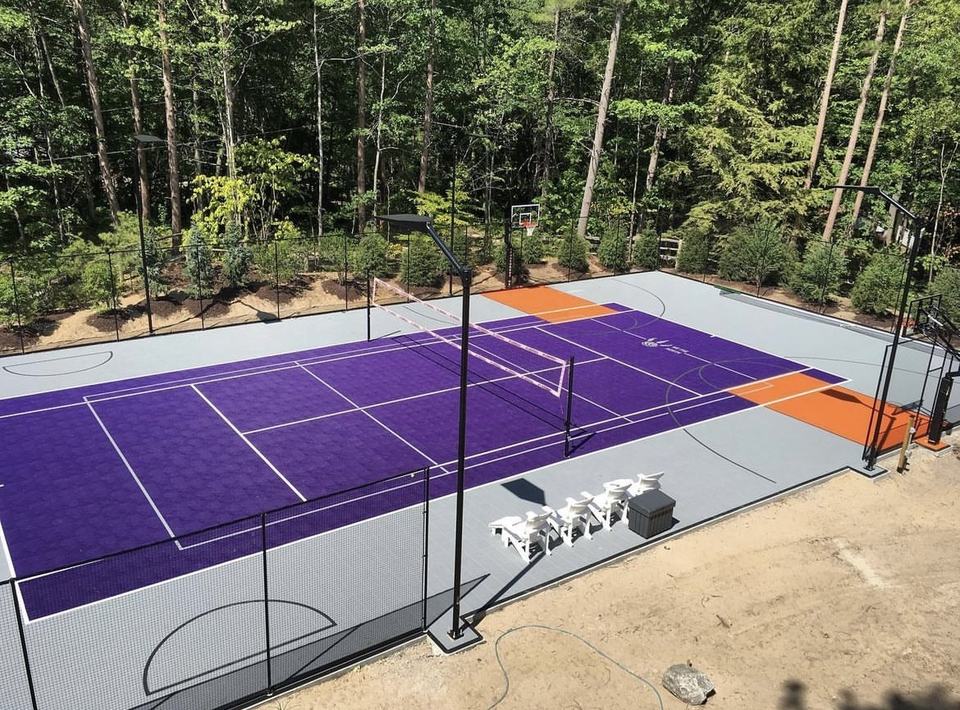 Umweltfreundliche Kunststoff-B – Outdoor Sport Floor Tiles Bewertung und Preis