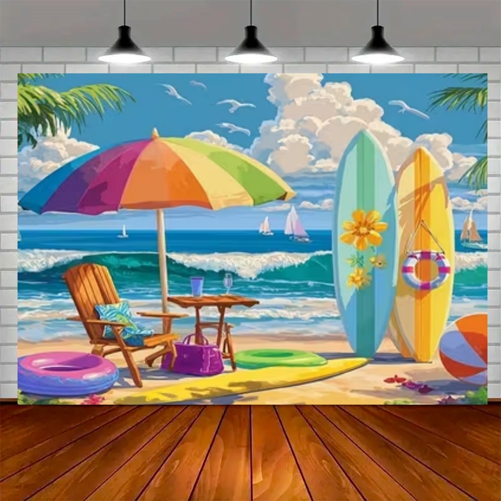 Sommer-Surfbrett-Themen-Hinter – Outdoor Sport Background Bewertung und Preis