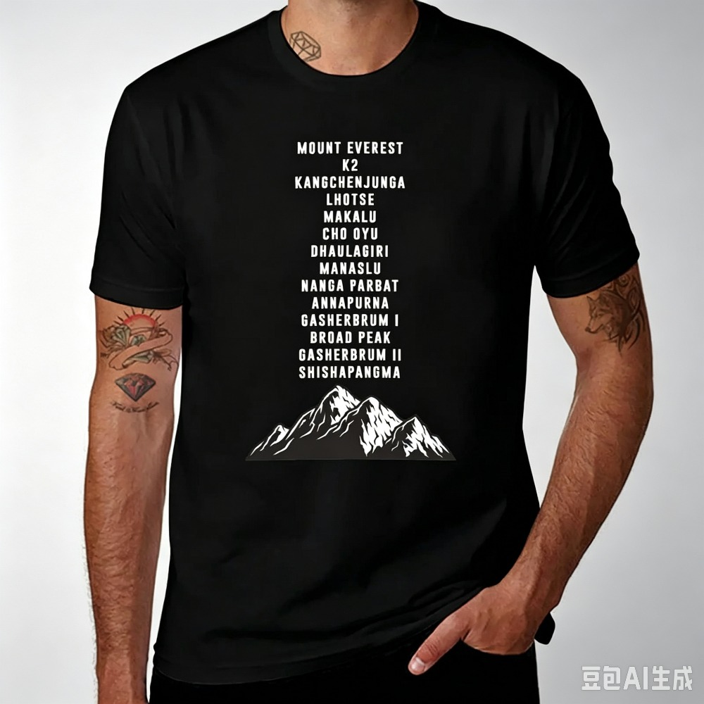 Berggipfel-Liste Print Herren  – Outdoor Sports List Bewertung und Preis