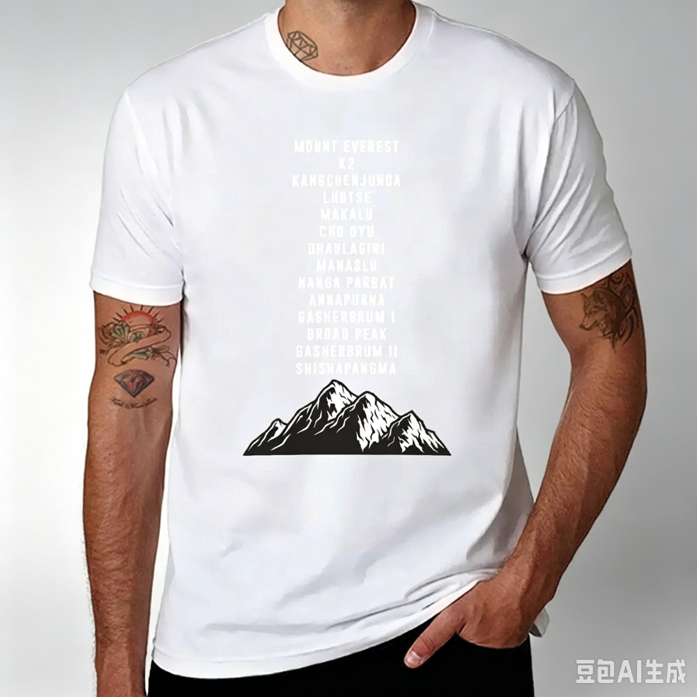 Berggipfel-Liste Print Herren  – Outdoor Sports List Bewertung und Preis